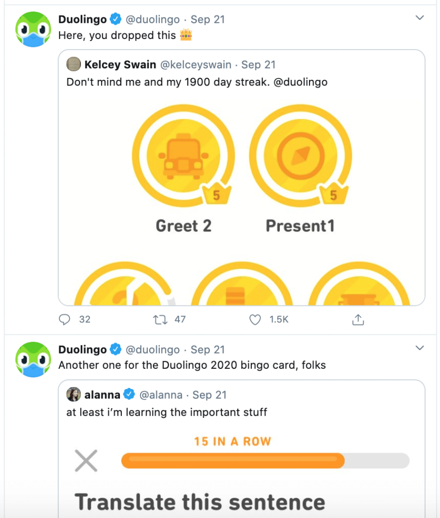 winning duolingo post